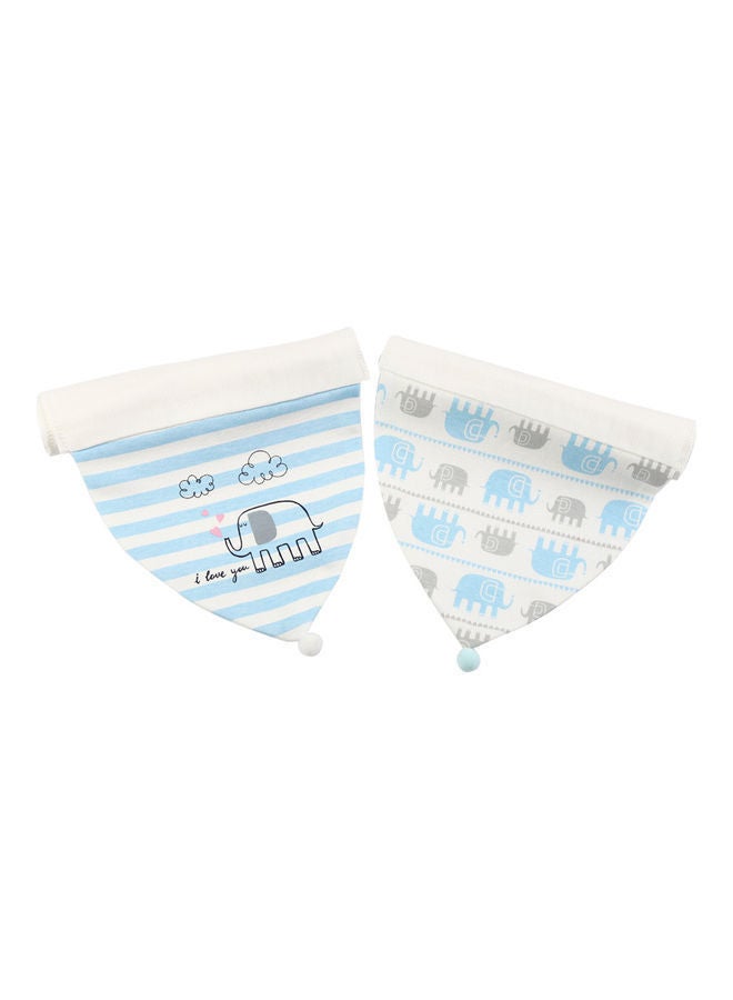 NIBEMINENT 2-Pack Baby Bib Wipe Sweat Absorbent Cloth - Image 1