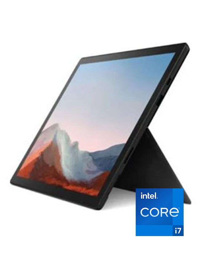مايكروسوفت لابتوب سيرفس برو 7 بلس بشاشة بكسل سينس مقاس 12.3 بوصة ومعالج كور i7 1165G7 من الجيل الحادي عشر/ذاكرة رام سعة 16 جيجابايت/محرك أقراص SSD سعة 512 جيجابايت/بطاقة رسومات إنتل أيريس/أيريس بلس/نظام تشغيل ويندوز 10 برو/الإصدار العالمي الإنجليزية/العربية أسود - Image 1