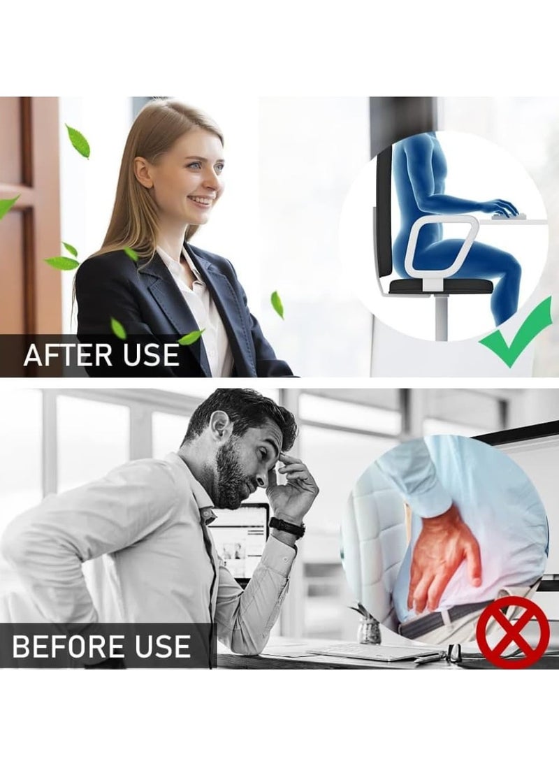 TEGRILO - Foot Rest for Under Desk with Massage Adjustable Under Desk Footrest For Home and Office Use Foot Stool Under Desk with 6 Height Position Adjustment - Image 1