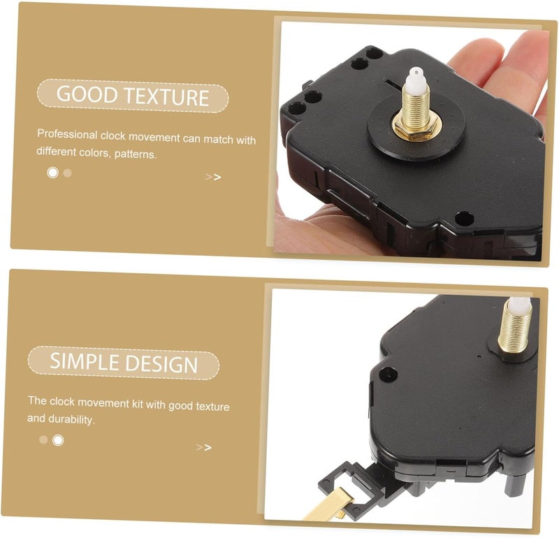 Gadpiparty Quartz Pendulum Movement Parts DIY Clock Mechanism Kit Clock Mechanism Replacement Movement Replacement Parts - Image 4