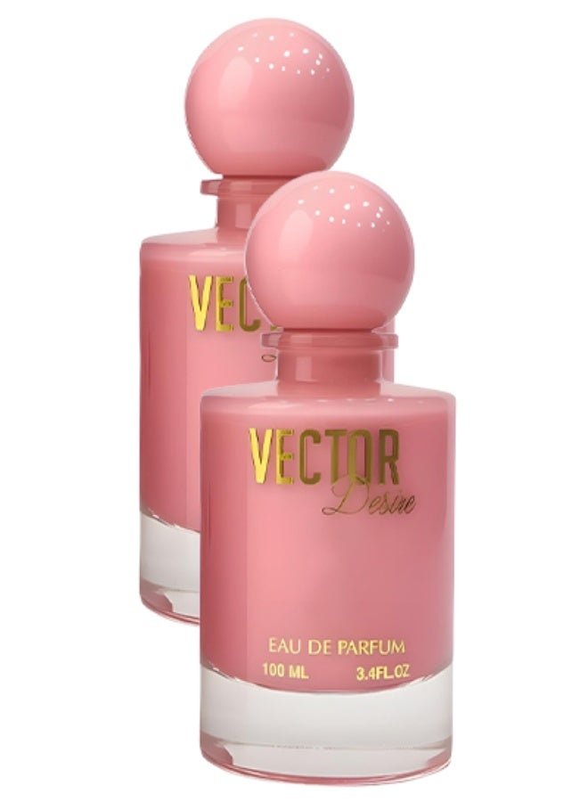 Vector Desire Perfume Pink 100ml EDP - Image 2