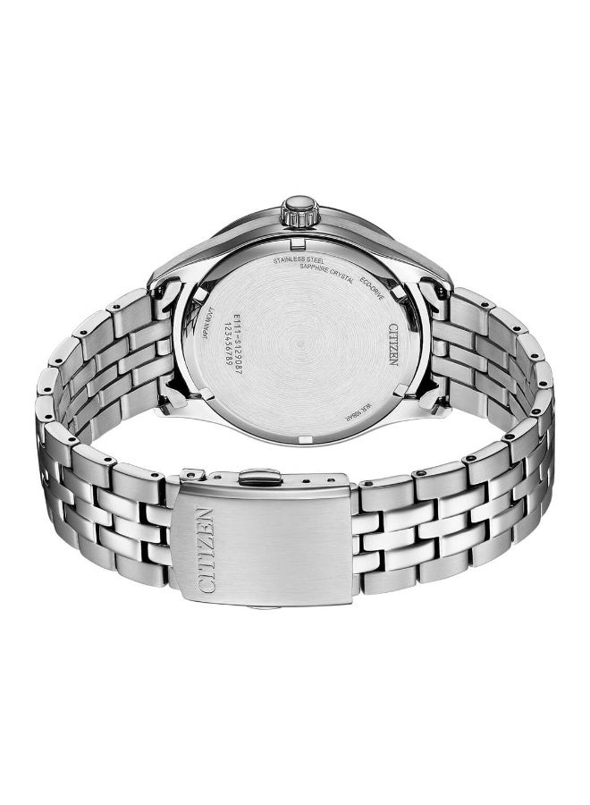 سيتيزن ساعة سيتيزن رجالية ايكو درايف، ستانلس ستيل، مينا أزرق داكن، 41 ملم - BM7560-59L - Image 5