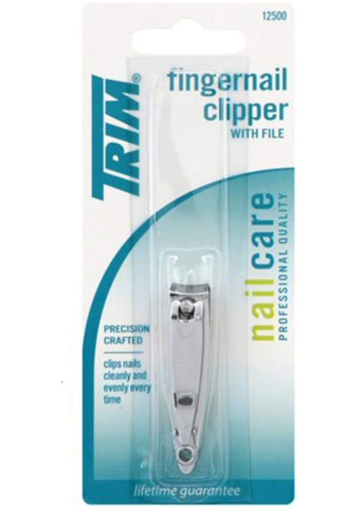 Trim Fingernail Clipper with File