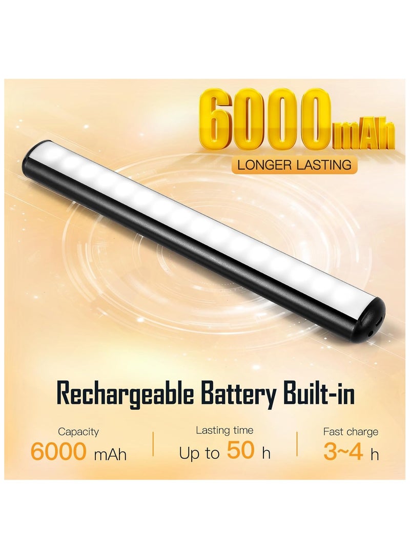 Wall lamp with dimmable brightness and timer settings, rechargeable painting light, wall-mounted artwork display, three-color light remote control for picture frames, dartboard portraits. - Image 3