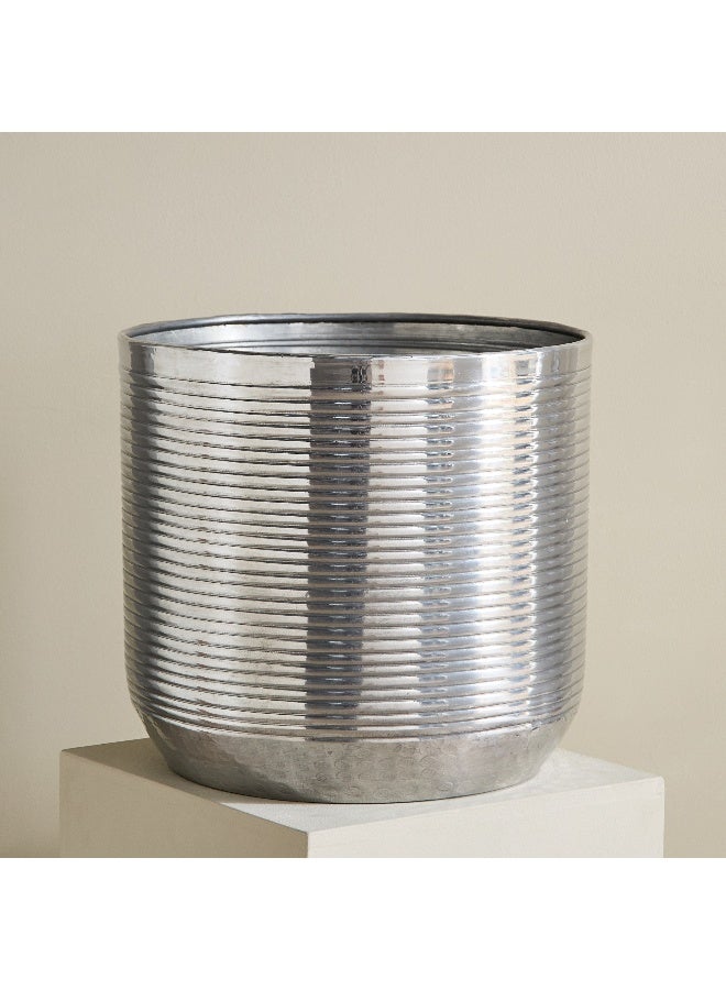 Home Box Nydril Linework Aluminium Planter 31.5 x 29.5 cm - Image 2