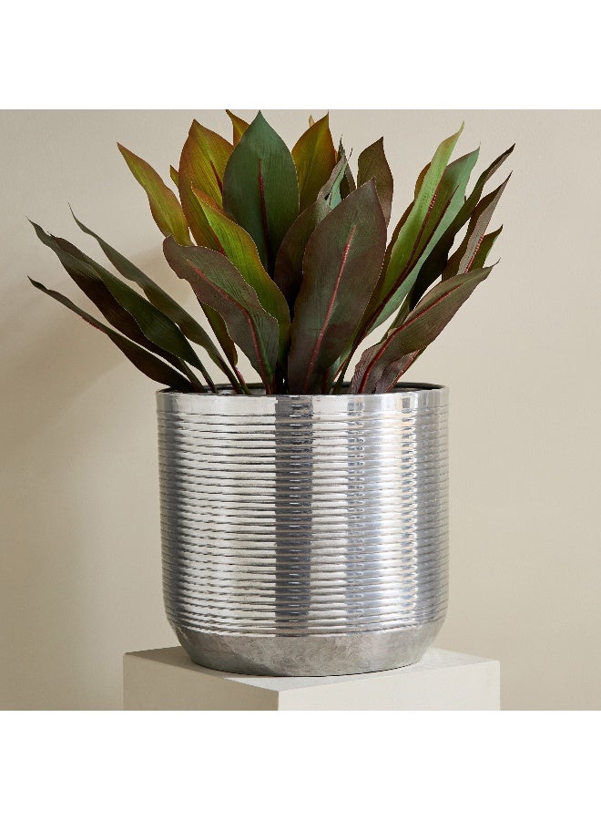 Home Box Nydril Linework Aluminium Planter 31.5 x 29.5 cm - Image 1