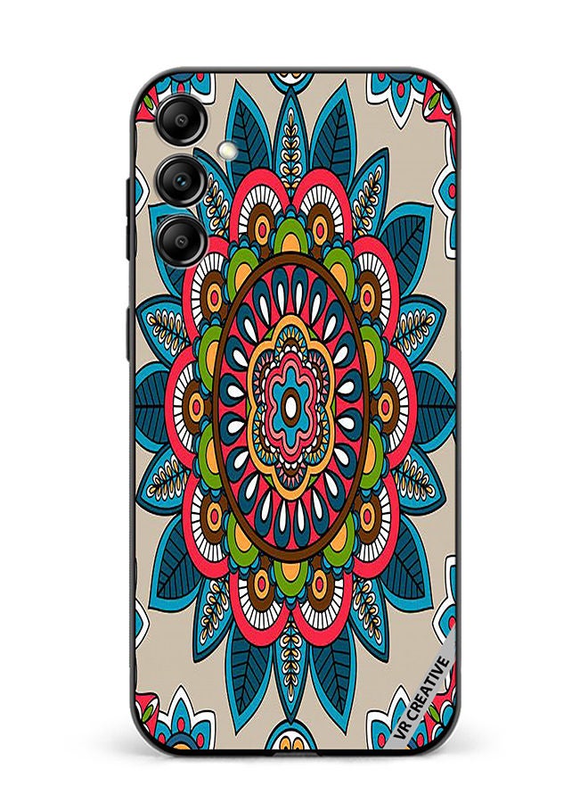 VR CREATIVE Protective Case Cover For Samsung Galaxy A14 5G/A14 Indian Mandala Design Multicolour - Image 1