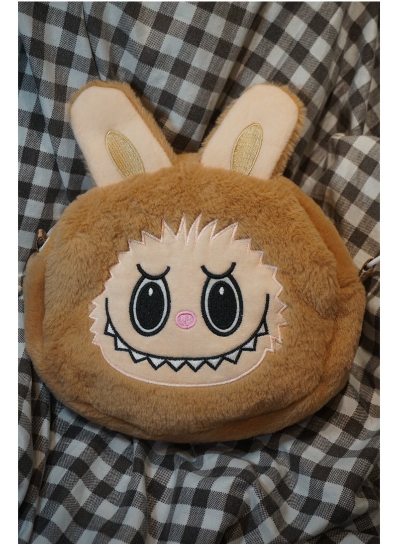 Generic - Labubu Plush Bunny Backpack – Cute Gift for Girls, Teens, and Collectors - Image 1