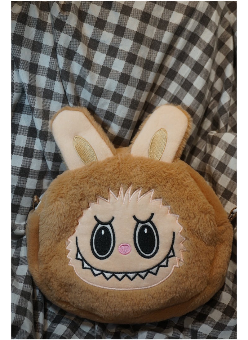 Generic - Labubu Plush Bunny Backpack – Cute Gift for Girls, Teens, and Collectors - Image 1