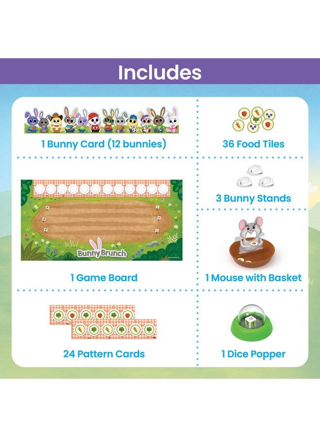 hand2mind hand2mind Bunny Brunch, Cooperative Board Games, Toddler Educational Toys, Kindergarten Math Games, Preschool Learning Activities, Indoor Recess Games for Classroom, Easter Gifts for Kids - Image 3