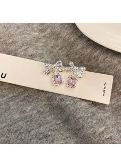 Elegant Butterfly Knot Zirconia Stud Earrings Womens Niche High-end Feel Stylish Airy Earrings Jewelry Stud Earrings