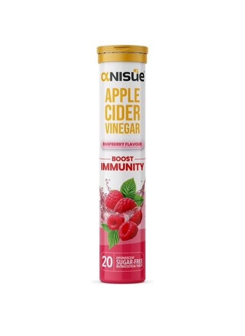 Apple Cider Vinegar Raspberry Flavor Effervescent Tablets 20’s
