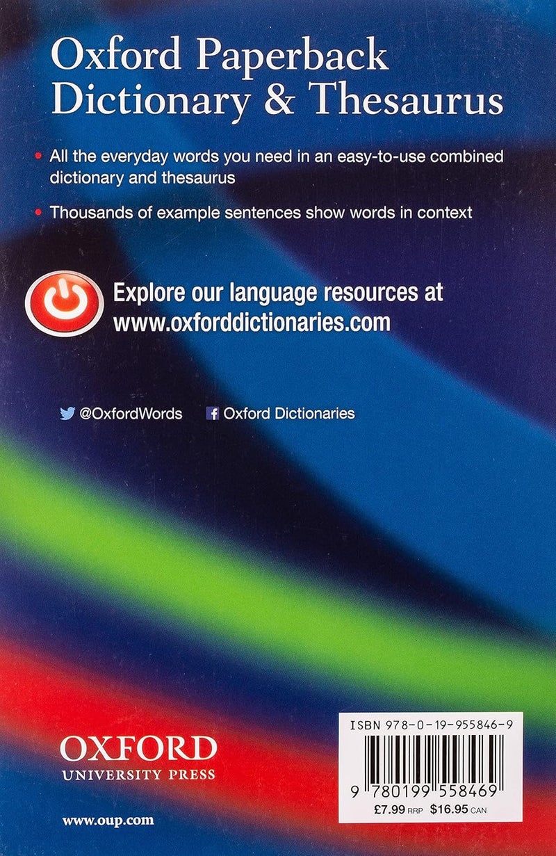 Oxford Paperback Dictionary and Thesaurus