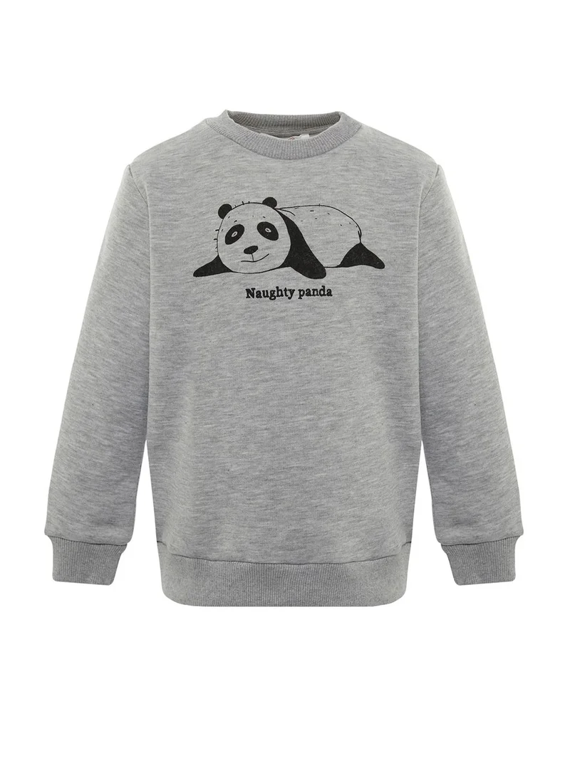 trendyol Kids Panda Print Sweatshirt