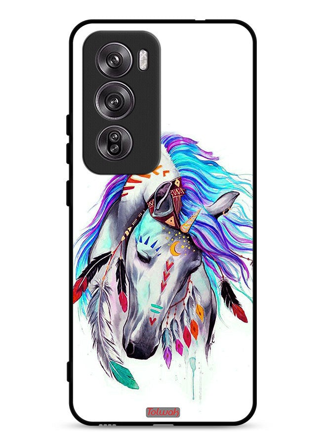 Tolwak Oppo Reno12 Pro 5G Protective Case Cover Horse - Image 1