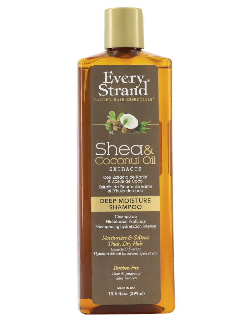 Every Strand Shea & Coconut Oil Deep Moisture Shampoo, 13.5 Oz - Image 1