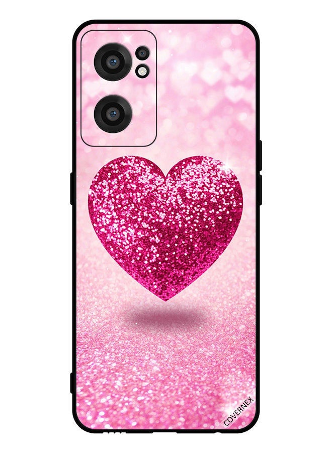 Covernex Protective Case Cover For OnePlus Nord CE 2 5G Soft Glitter Heart - Image 1