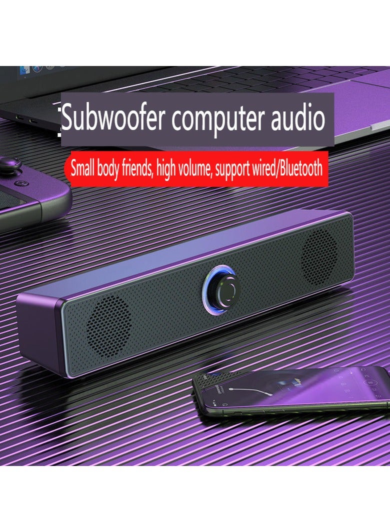USB wired bluetooth speaker home desktop desktop double speaker computer audio - Image 4