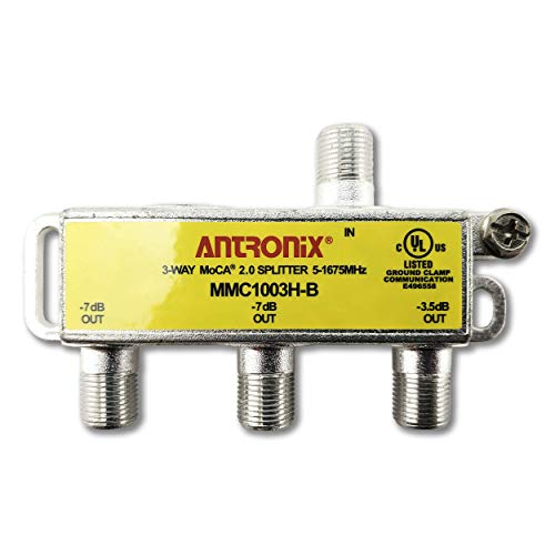 Antronix 3 Way Antronix MMC1003H-B 5-1675 MHz MoCA 2.0 Splitter for Frontier Formerly Verizon Fios - Image 1