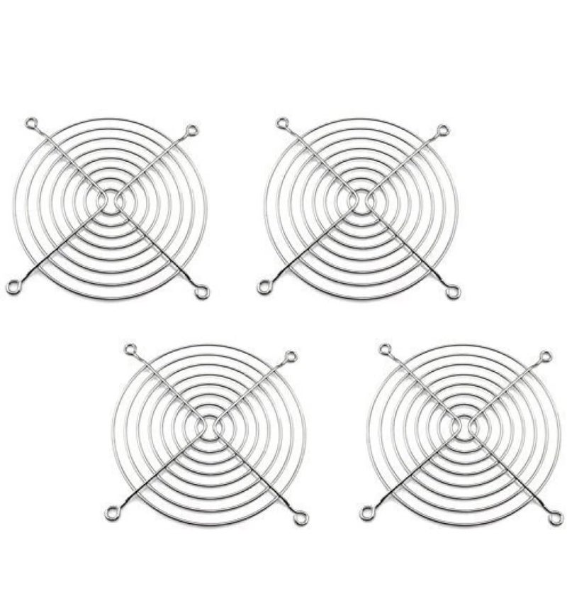 SIE Gadgets 4 Pack Fan Grill Guard for 120MM PC Computer Fan (4 Pieces) - Image 1