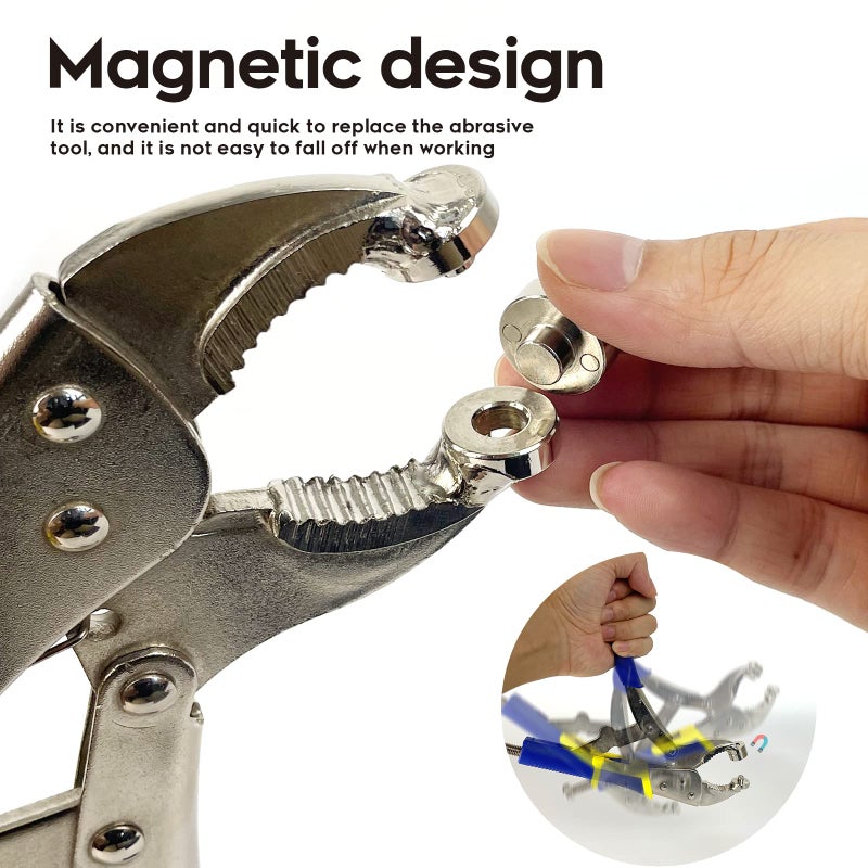 Rexhubro Snap Fastener Tool,Snap Tool for Boat Covers, Heavy Duty Snap Setter Pliers Canvas Snap Fasteners Kit Includes 60 Sets 15mm Stainless Snaps - Image 3