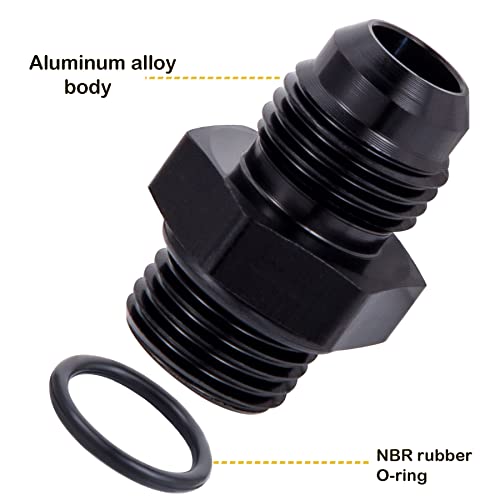 Breezliy 6AN Male Flare to AN6 ORB Male ORing Fitting Adapter 2PCS 2PCS 6an ORB to 6an - Image 5