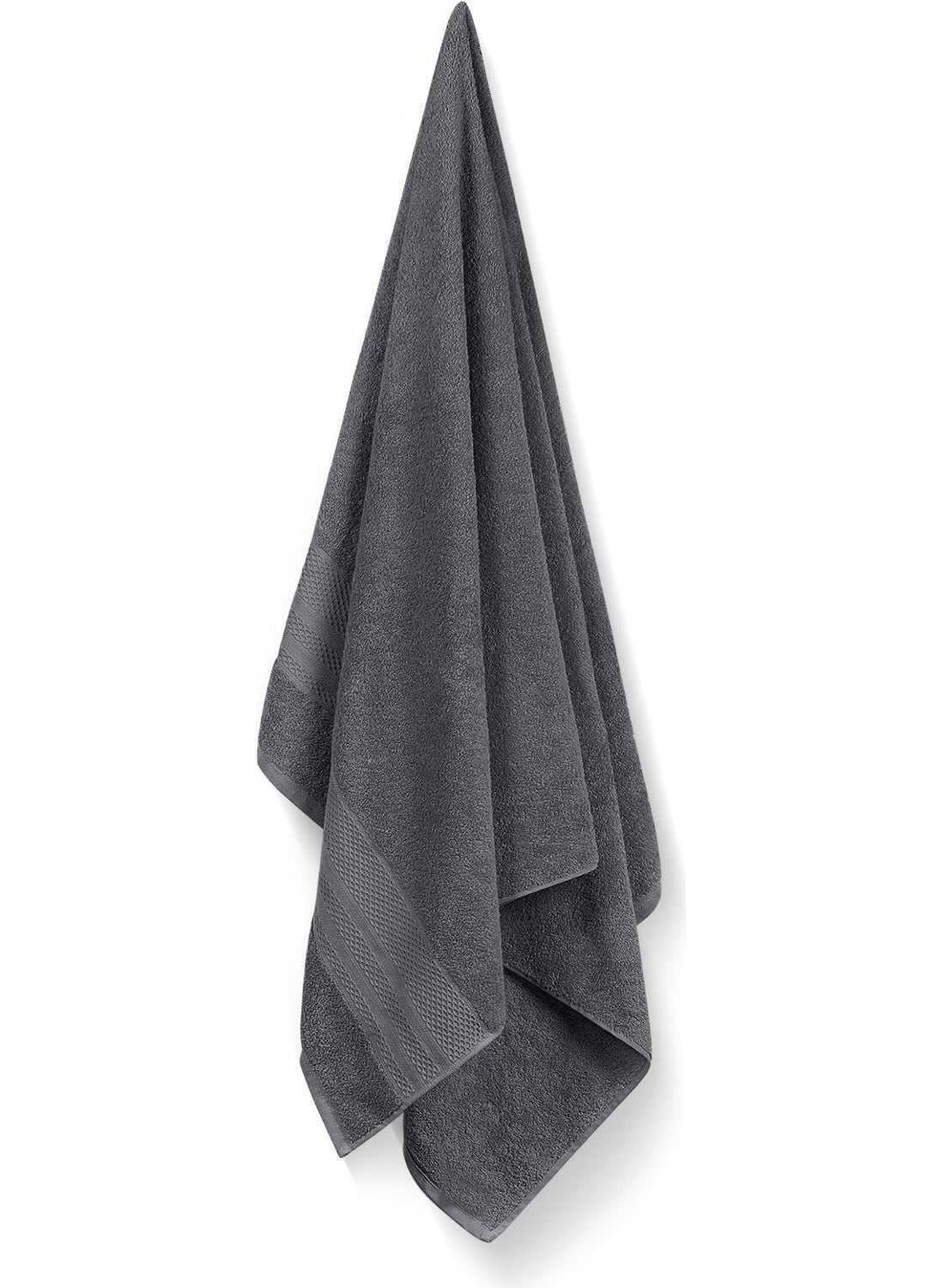 Natural Cotton 2-Piece Bath Towel Soft Rare 90 x 150 + 50 x 90 Anthracite - pzsku/Z029AFEB2F753720DBE39Z/45/_/1725724135/2a50bc0f-2918-41a5-8bd0-98debe752214