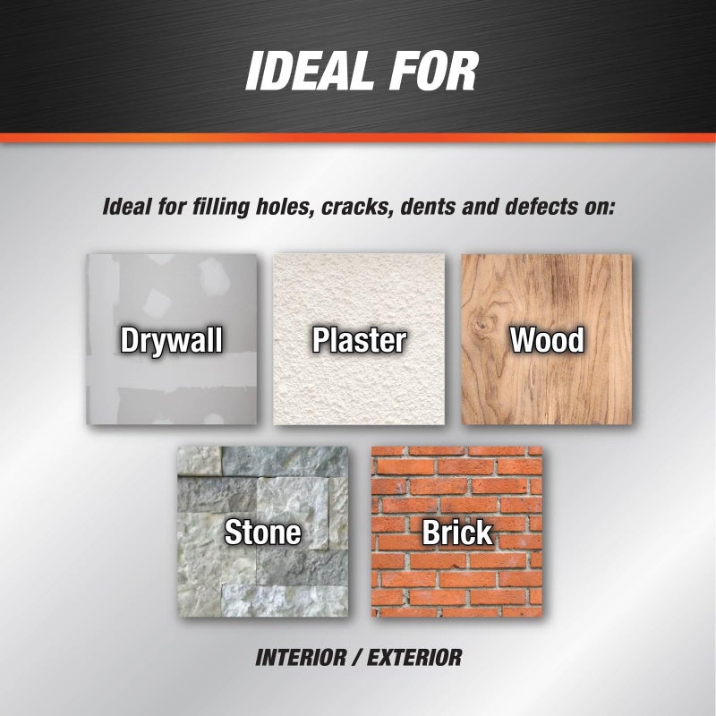 Dap 1 qt Dap 12330 DryDex Interior/Exterior Spackling, White - Image 4