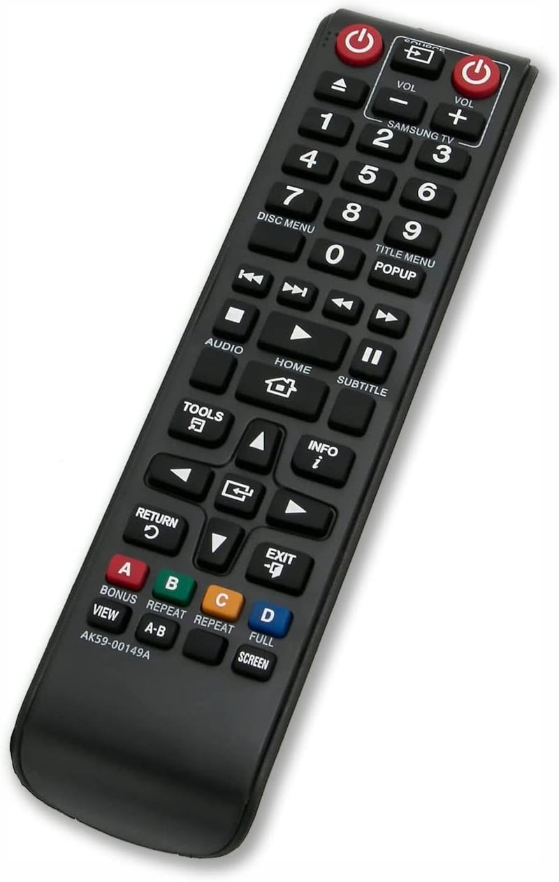 BOMAZ Replacement Remote Control for Samsung BD-J5900 BD-JM51 BD-F6500 Blu-ray Disc Player - Image 1