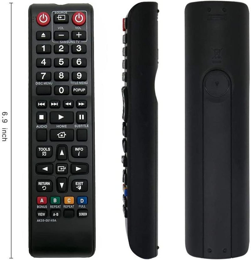 BOMAZ Replacement Remote Control for Samsung BD-J5900 BD-JM51 BD-F6500 Blu-ray Disc Player - Image 3