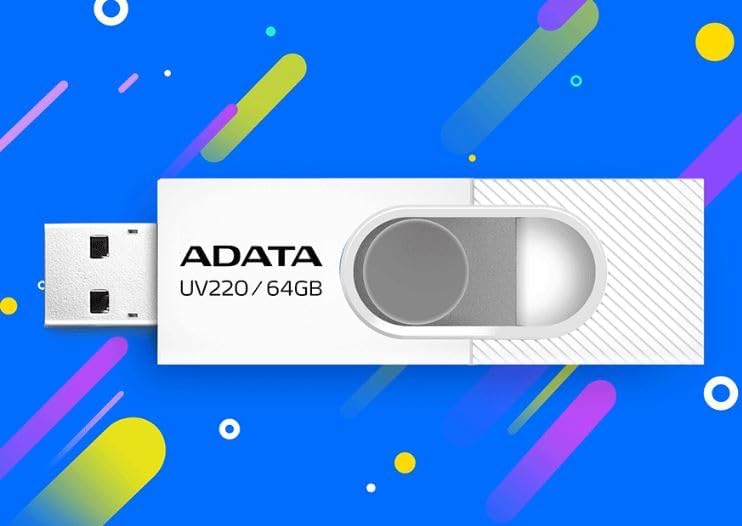 ADATA ADATA UV220  USB Flash Drive  64 GB  USB 20  BlackBlue - Image 3