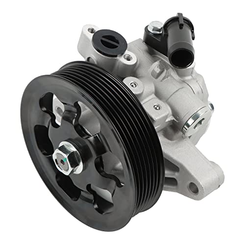 Daysyore Power Steering Pump 21-5456 with Pulley Fits for 2006 2007 2008 2009 2010 2011 Civic 1.8L, OE-Quality Power Assist Pump, Replace OE 21-5456 55-5822 56110-RNA-A01 36-215668 - Image 1