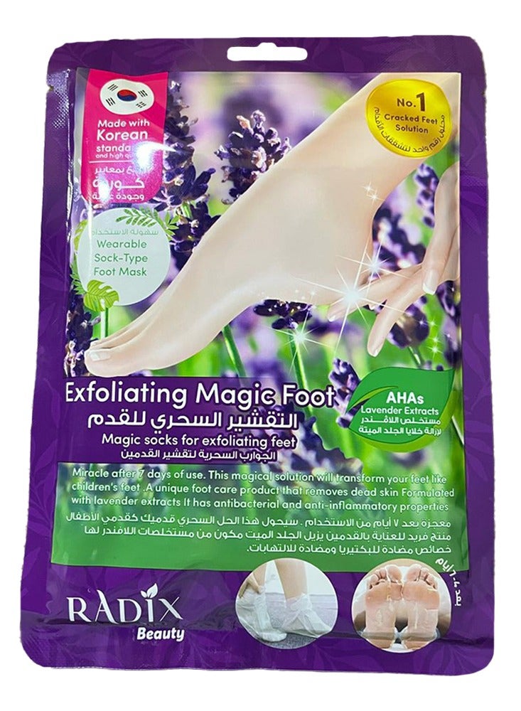 RADIX Beauty Magic Foot Peeling Socks - Korean
