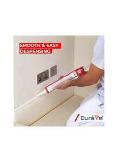Duravel Duravel General Purpose Silicone Gun, Heavy-duty Silicone sealant Gun, Metal silicone Gun with Quick Release Plate for Adhesives  - Image 5