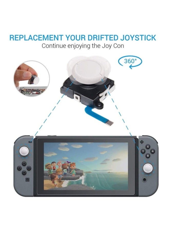 مناسبة لجهاز نينتندو سويتش / سويتش لايت لعبة عصا التحكم ثلاثية الأبعاد لليسار واليمين، عصا التحكم العالمية للاستشعار عن بعد - اللون: أسود - Image 4