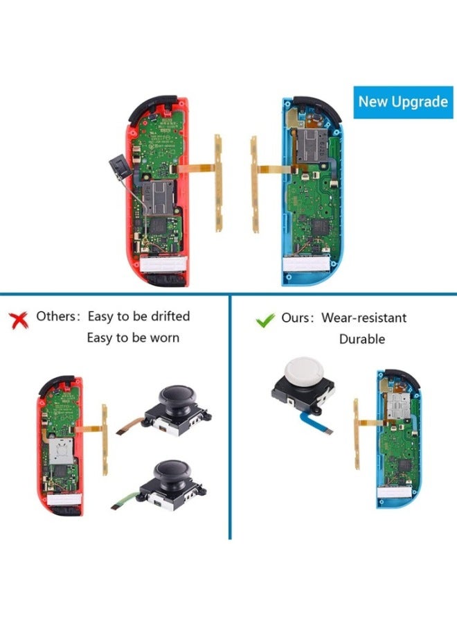 مناسبة لجهاز نينتندو سويتش / سويتش لايت لعبة عصا التحكم ثلاثية الأبعاد لليسار واليمين، عصا التحكم العالمية للاستشعار عن بعد - اللون: أسود - Image 5