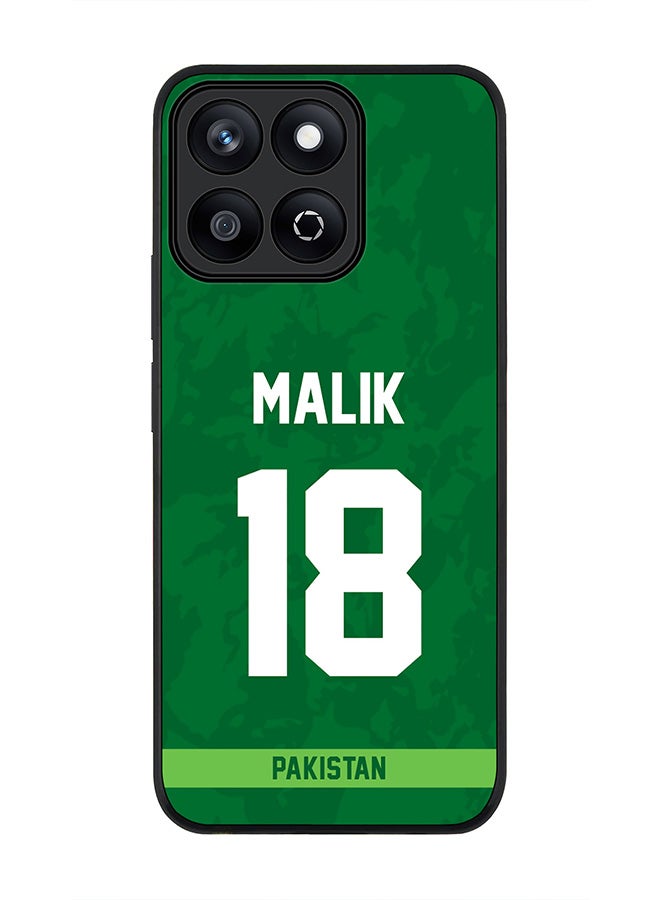 Stylizedd For Honor X7c 4G Case,Slim fit Camera Protection, Shockproof Thin Phone cover  - Pakistan Shoaib Malik, Jersey No 18 - Image 1