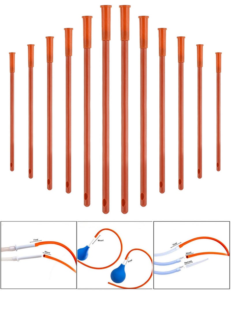 Generic - 10 Pieces 39cm 18FR Rubber Enema Tubes Colon Tubes for Coffee Enemas Higher Colon Cleanse for Secure - Image 1