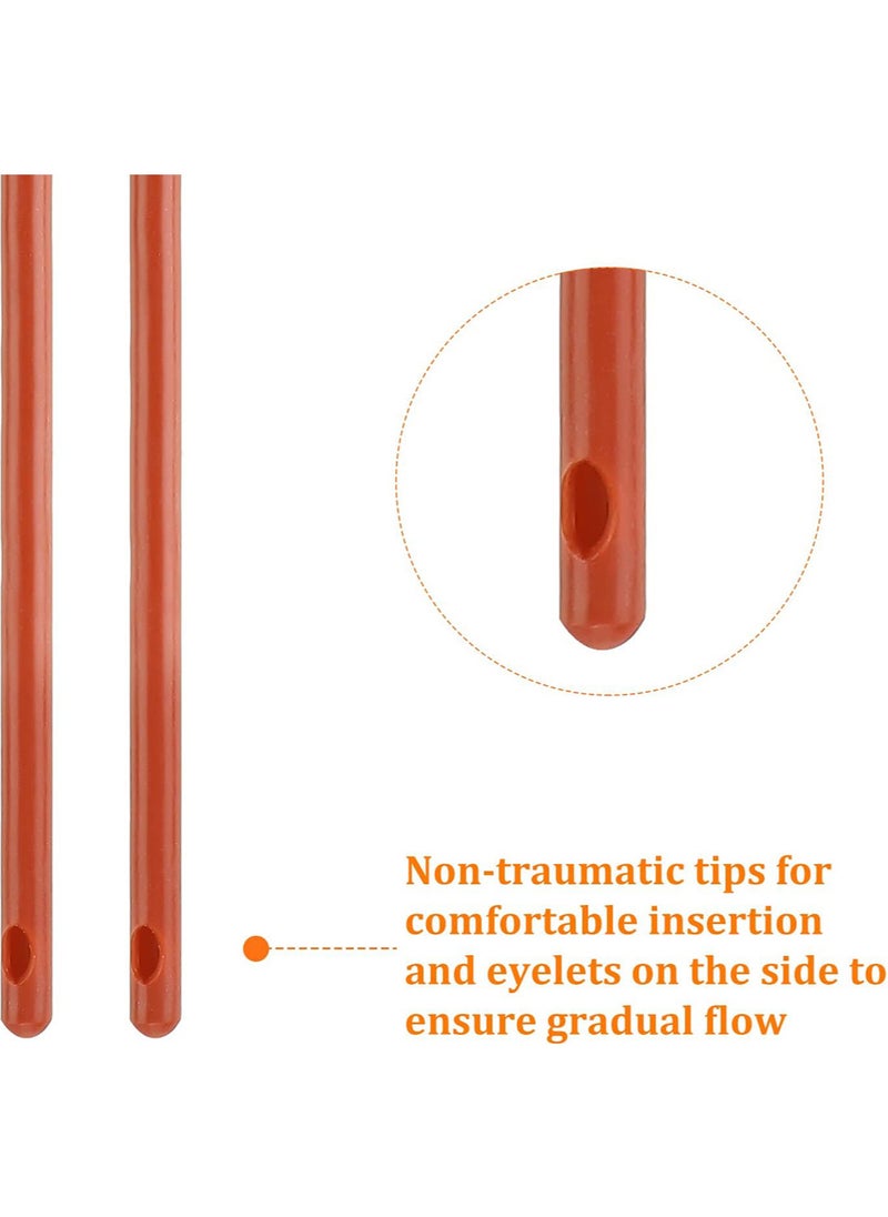 Generic - 10 Pieces 39cm 18FR Rubber Enema Tubes Colon Tubes for Coffee Enemas Higher Colon Cleanse for Secure - Image 1