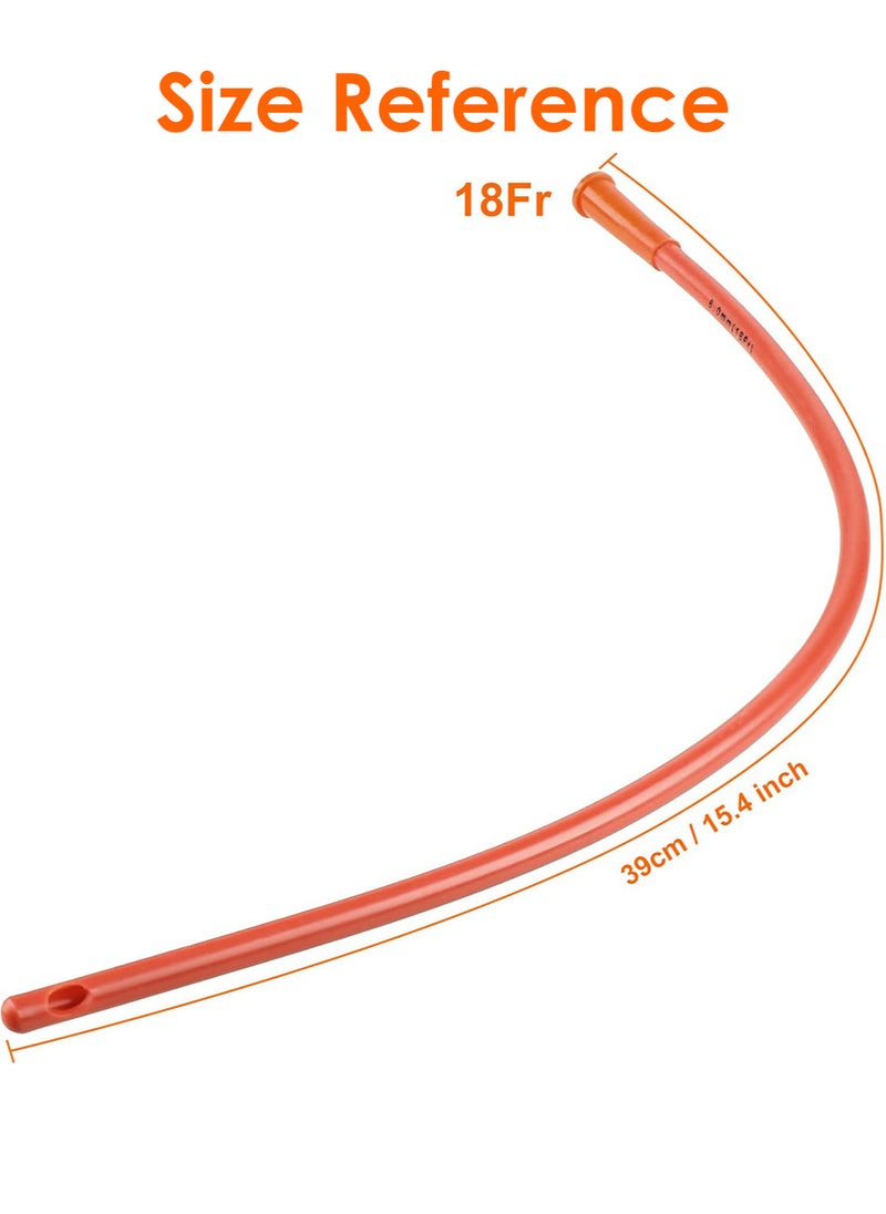 Generic - 10 Pieces 39cm 18FR Rubber Enema Tubes Colon Tubes for Coffee Enemas Higher Colon Cleanse for Secure - Image 1