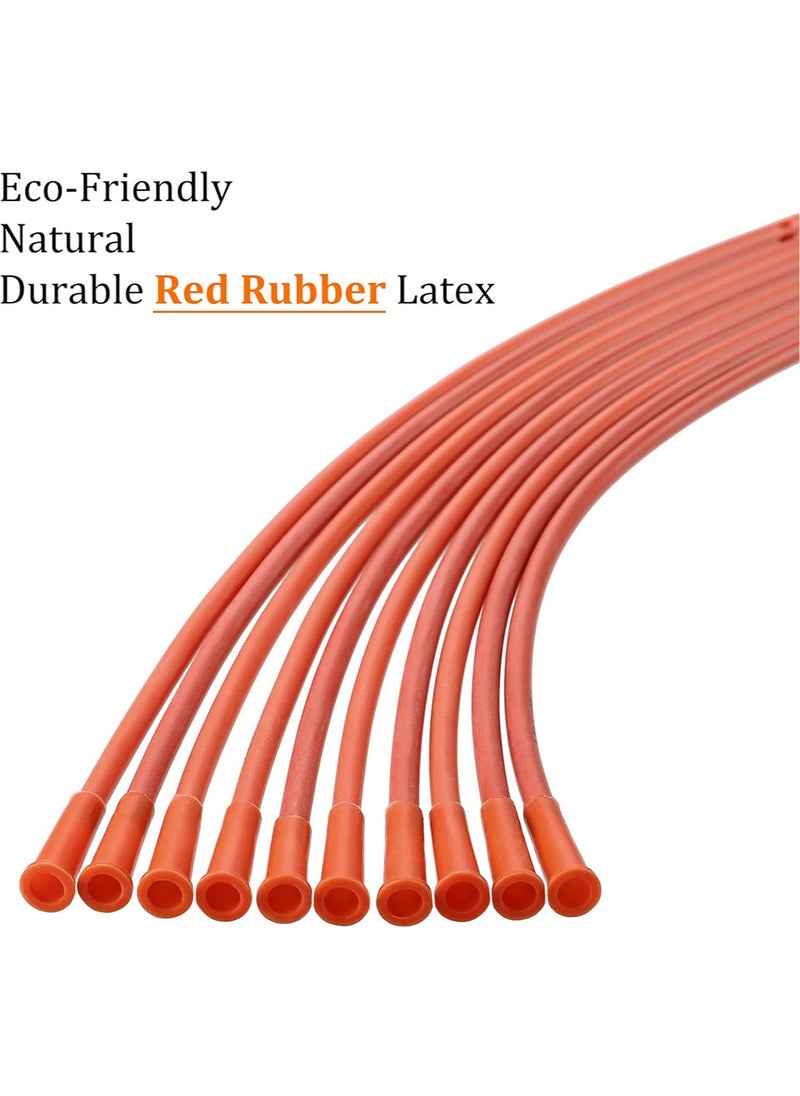 Generic - 10 Pieces 39cm 18FR Rubber Enema Tubes Colon Tubes for Coffee Enemas Higher Colon Cleanse for Secure - Image 1