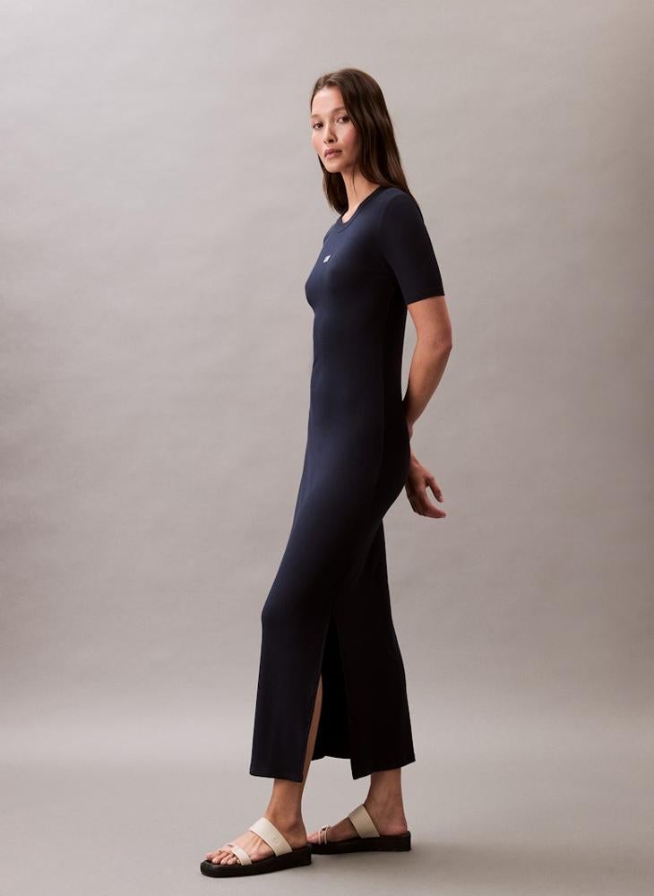 Calvin Klein Jeans Logo T-shirt Maxi Dress - Image 3