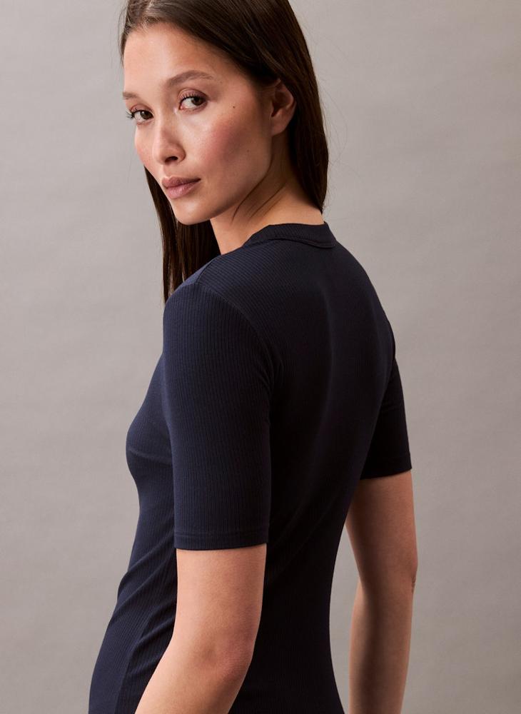 Calvin Klein Jeans Logo T-shirt Maxi Dress - Image 5