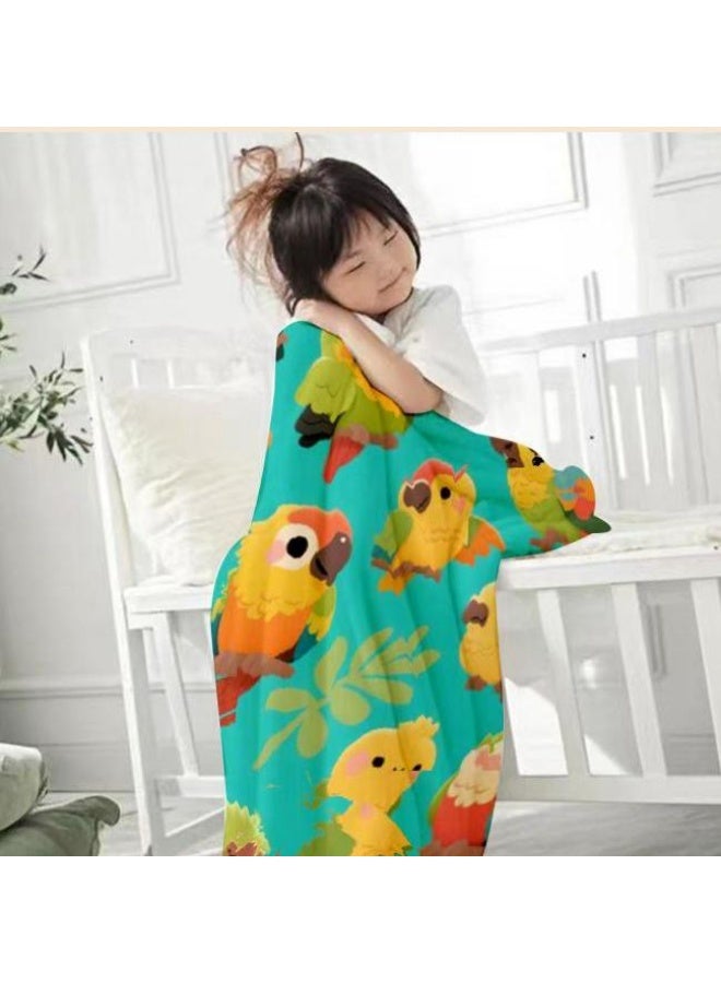 عام بطانية رقيقة من الفانيلا الكرتونية للأطفال أو الطلاب (دافئة ومريحة ومناسبة للنوم والألعاب) 100 سم * 150 سم - 318 - Image 4