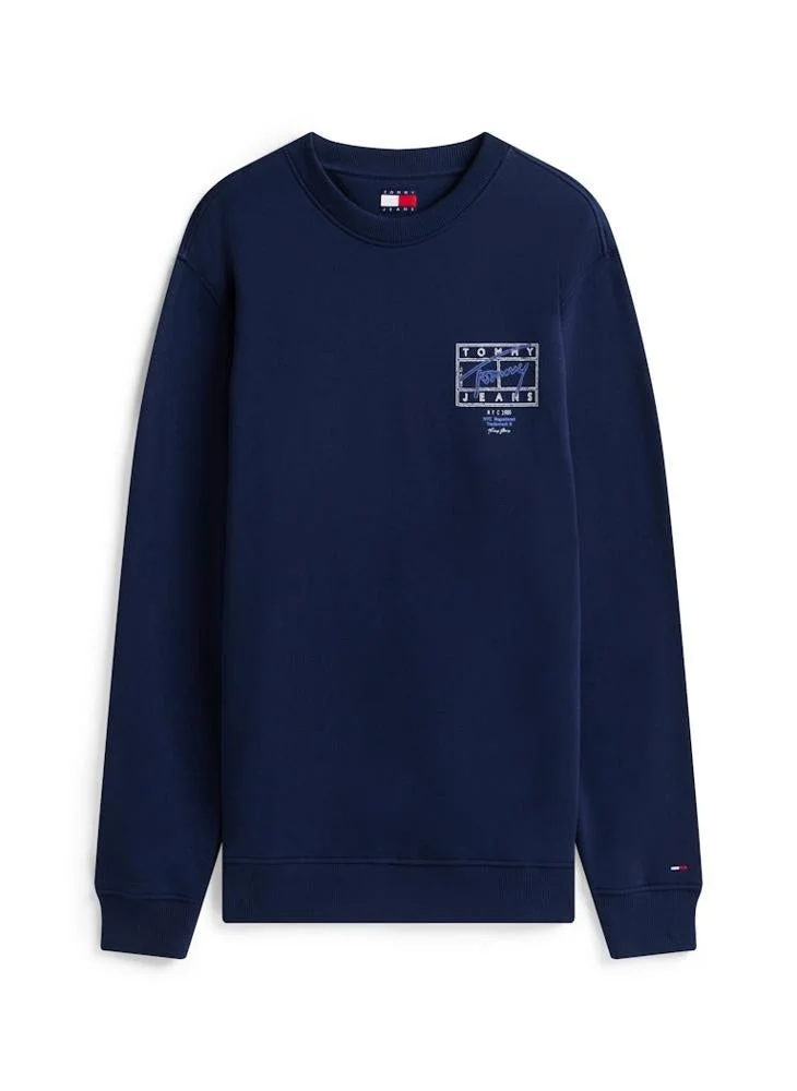 TOMMY JEANS  Regular Entry Dna Play Sweatshirt for Men | Best Price UAE