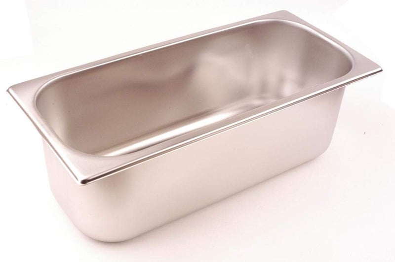 home of gelato PAN STAINLESS STEEL 5 LITER FOR GELATO DISPLAY 2PCS 2