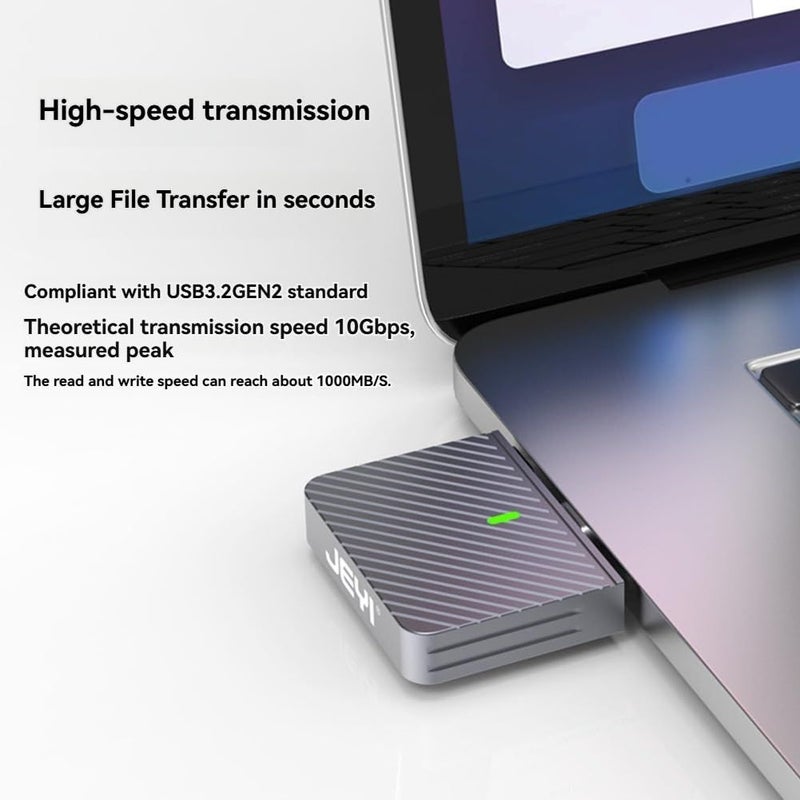2230 M 2 Nvme Usb 3 2 10Gbps Ssd Enclosure Direct Attach Aluminum In Line M 2 Nvme Solid State Drive With Magnet Protective Case - Image 4