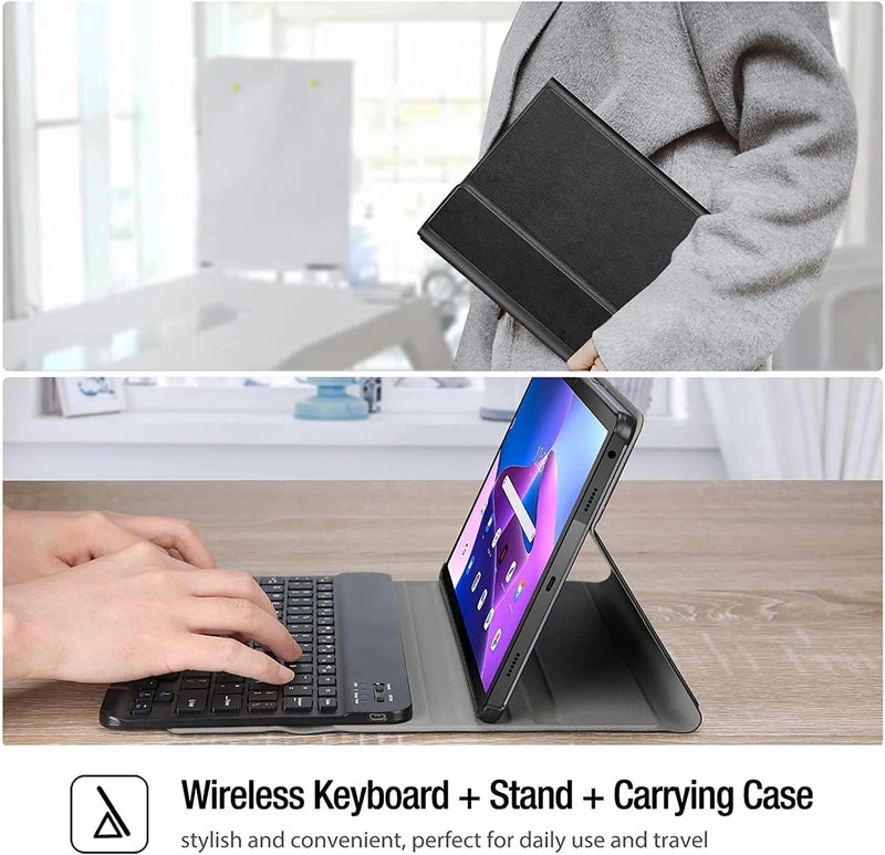 ProElite Keyboard case for Redmi Pad SE 11 inch, Magnetic Detachable Wireless Bluetooth Keyboard Redmi Pad SE 11 inch, Black - Image 5
