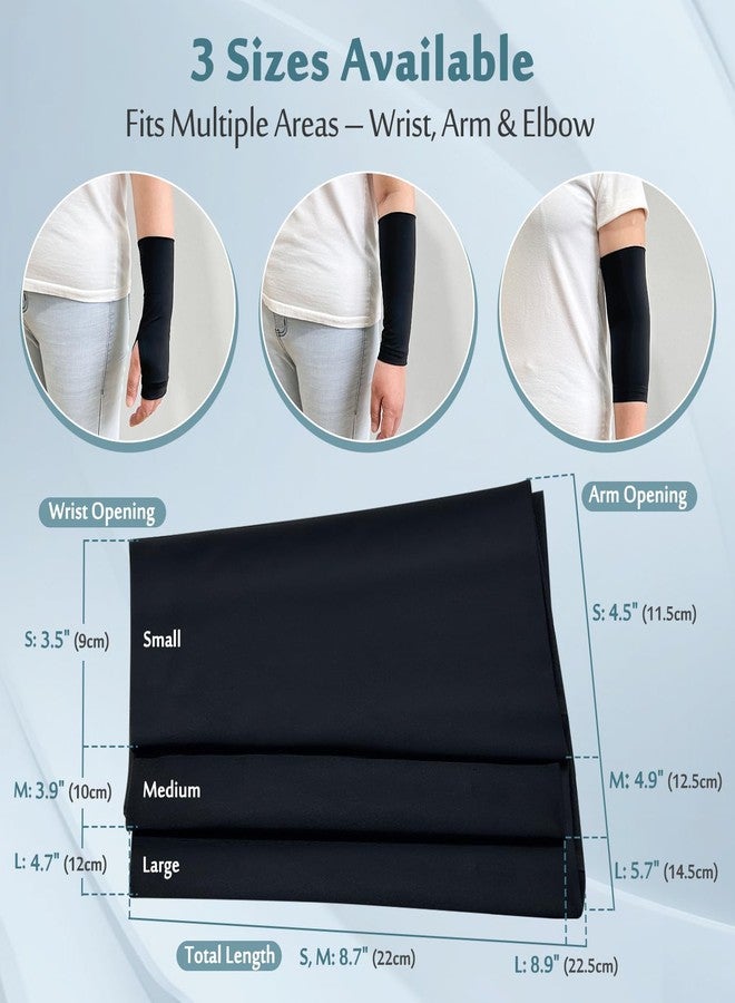 Mybow Wrist Brace Liner Hand Sock for Splint, Arm Sock for Under Splint, Compression Sleeve for Hand with Thumb Support, Cast Liner Sleeve for Wrist, Elbow & Arm Night Splint (1 Pack - Small) - Image 2