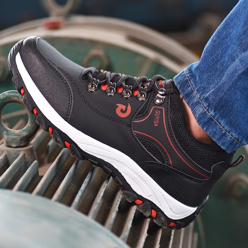 Factory Four Seasons Labor Protection Shoes Men'S Anti-Smashing Anti-Puncture Wear-Resistant Rubber Outsole Safety Shoes Work Shoes - Image 5